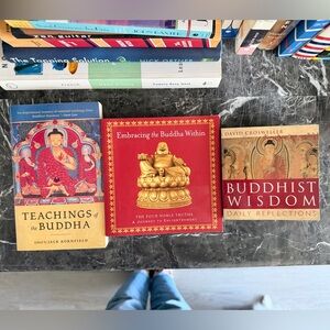 📚3 BOOKS Buddha-Full 🧘‍♀️🤩. Pre-read & Loved by me! Very good condition📚